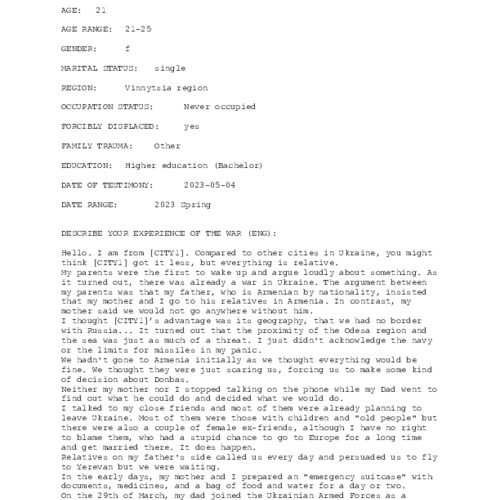 Screenshot for testimony 1574