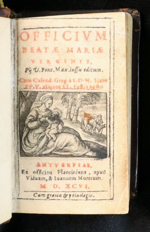 Book of Hours: Title Page