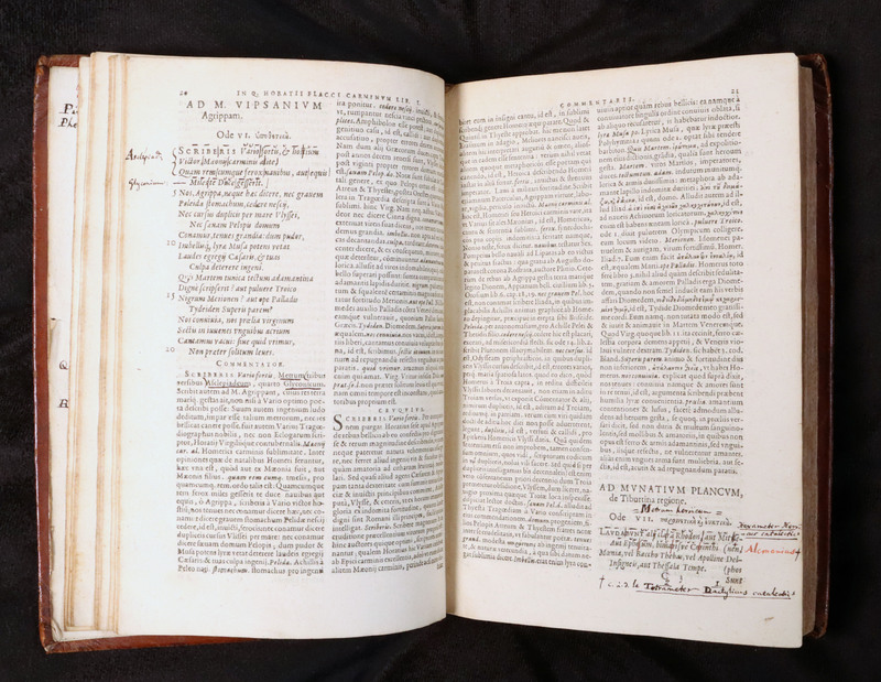 Horace: Page Opening