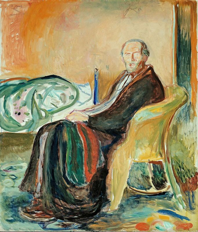 Edvard Munch Spanish Flu Self-Portrait