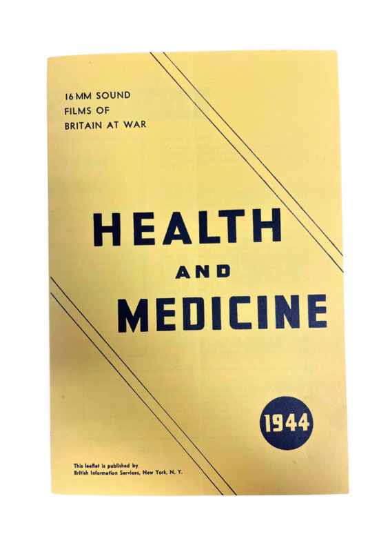 Health and Medicine Film Leaflet
