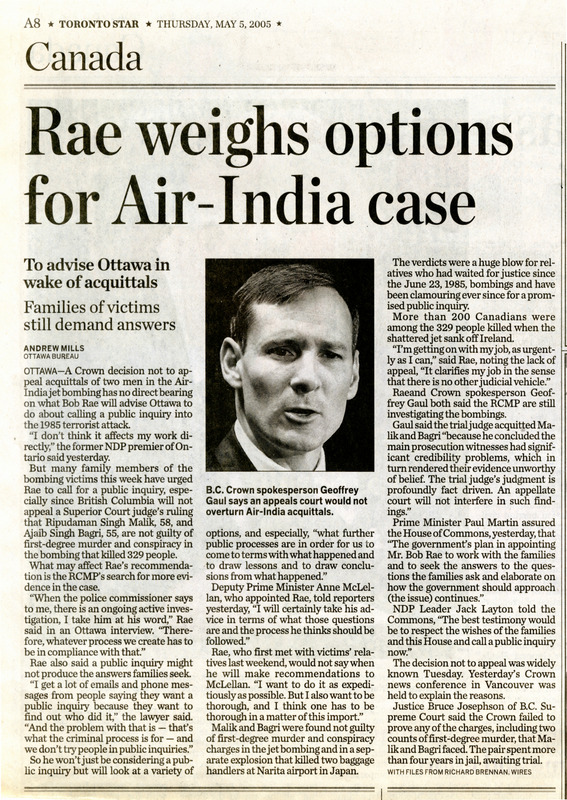 Rae weighs options