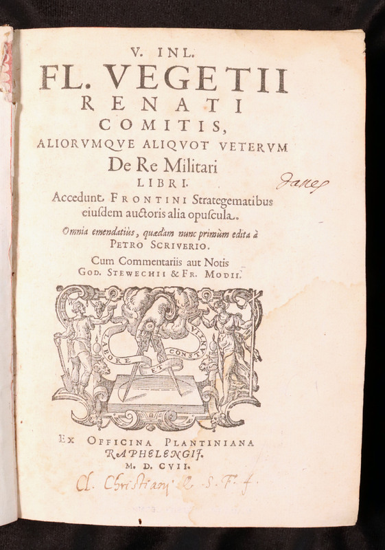 Vegetius: Title Page