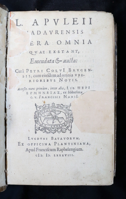 Apuleius: Title Page