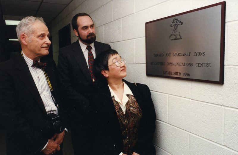 [Margaret and Edward Lyons Opening the New Humanities Centre]