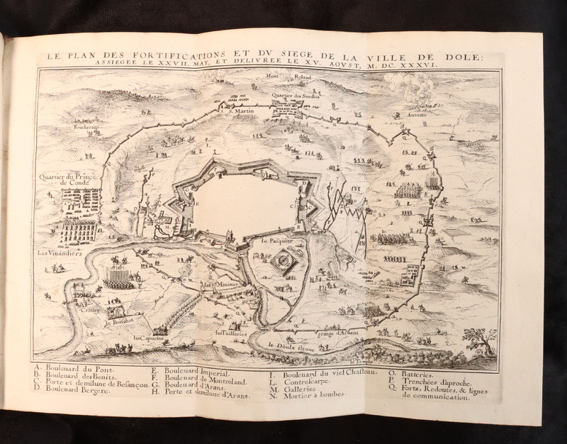 Siège de Dole: Map