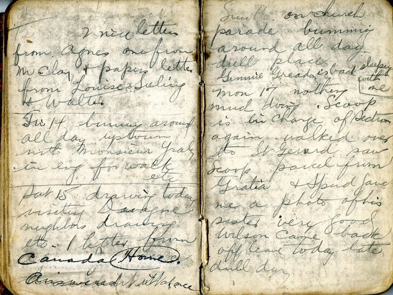  Diary 7. 1918 October-1919 May- Home