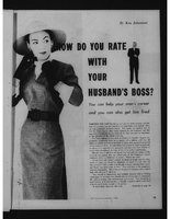 Article: How Do You Rate with your Husband’s Boss 