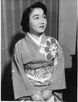 [Margaret Lyons in traditional Japanese garment]