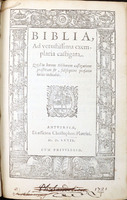 Biblia: Title Page