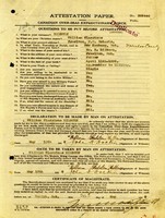 William Hilborn Attestation Papers