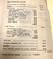 Weekly Operation Costs for NEWS