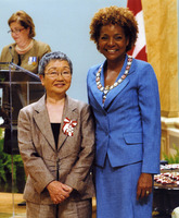 [Margaret Lyons with Governal General Michaëlle Jean]