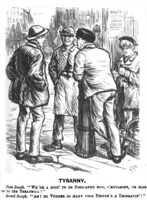 Punch - 1870 Education & Emigration