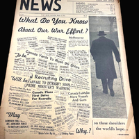  NEWS "What Do You Know About Our War Effort" 1941 