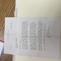 Letter Praising Judith Robinson 