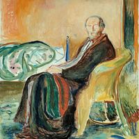 Edvard Munch Spanish Flu Self-Portrait