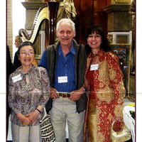 Margaret and Ed Lyons at opening of Lyons Instructional Media Centre