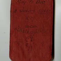 Diary 4. 1917 May-December- Cover