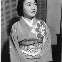 [Margaret Lyons in traditional Japanese garment]