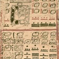 Page 56 of the Dresden Codex (Lunar Series)