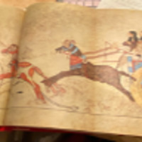 Til Barsip Wall Painting in the Palace Large Hunting Scene with Chariots 