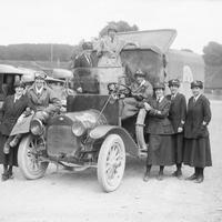 Voluntary Aid Detachment with Canadian Redcross Ambulance 