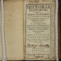 Boerhaave’s Historia Plantarum catalogue