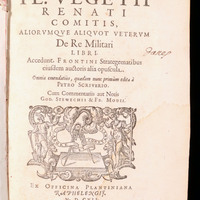Vegetius: Title Page