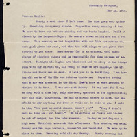 Sophie Hoerner - Letter to Mollie - May 12th, 1915