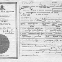 Birth Certificate 
