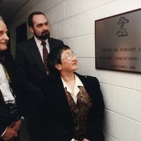 [Margaret and Edward Lyons Opening the New Humanities Centre]