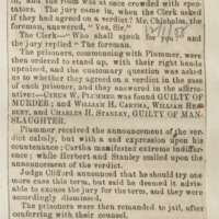 The Verdict in the Trial of the Mutineers