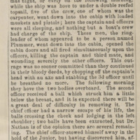 First Newspaper Account of Violent Mutiny